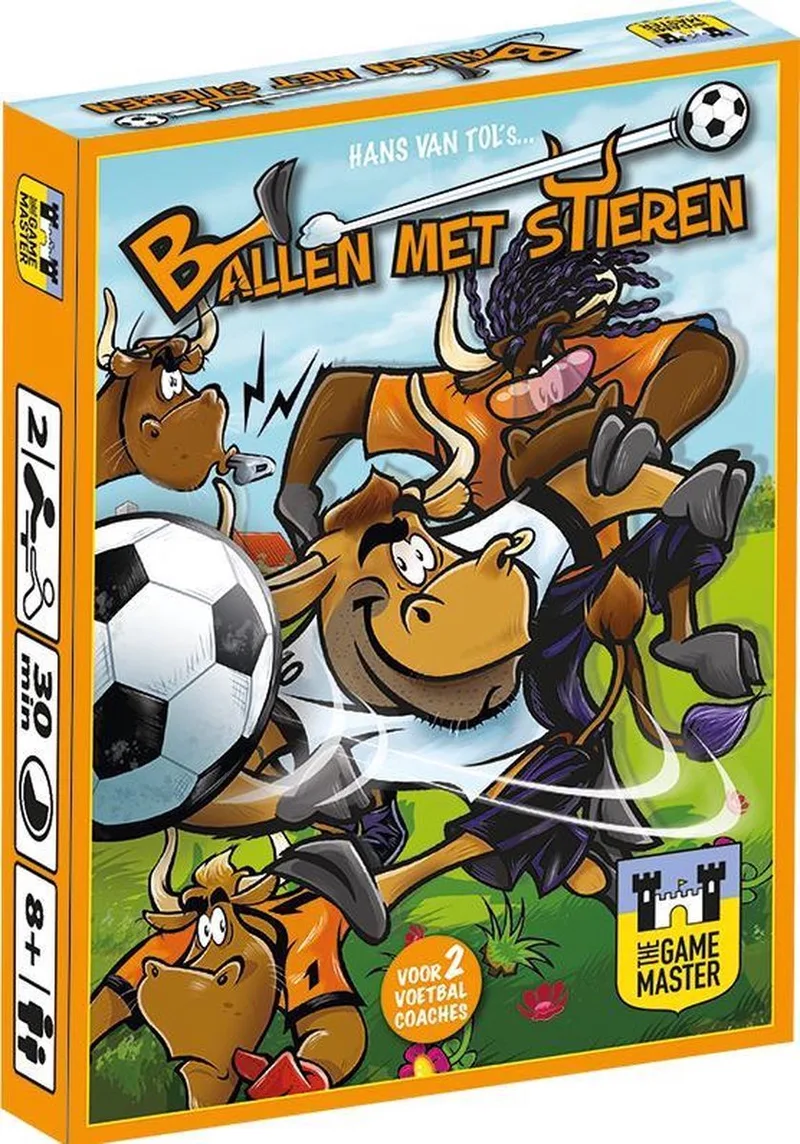 Ballen met Stieren - kaarspel - voetbalspel - The Game Master from Geronimo Games – box