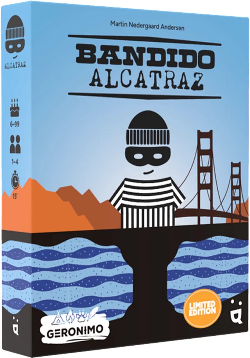 Bandido Alcatraz NL/FR - Geronimo Games - Helvetiq - Kaartspel - Vanaf 6 jaar oud - Van 1 tot 4 spelers - 15 min från Geronimo Games – kartong
