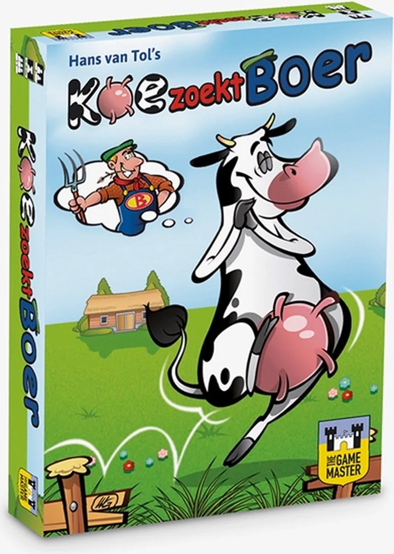 Basic The Game Masters Koe Zoekt Boer fra Geronimo Games – æske