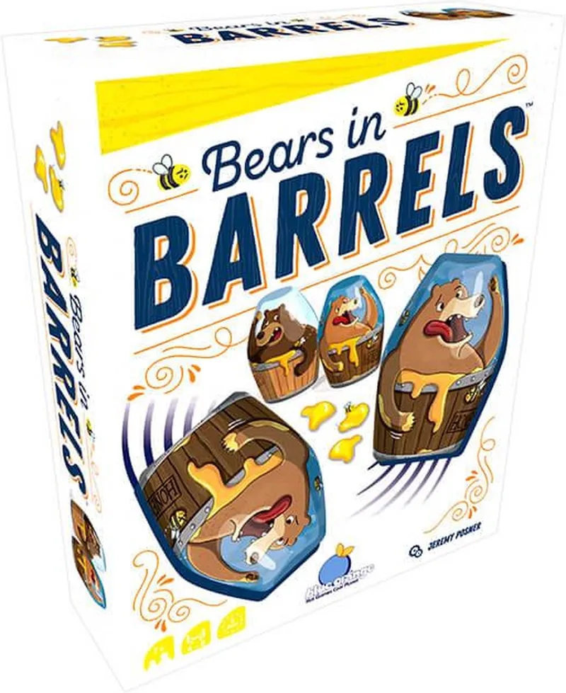 Blue Orange Games - Bears in Barrels - Familiespel - 3-6 Spelers - Geschikt vanaf 8 Jaar de Geronimo Games – boîte