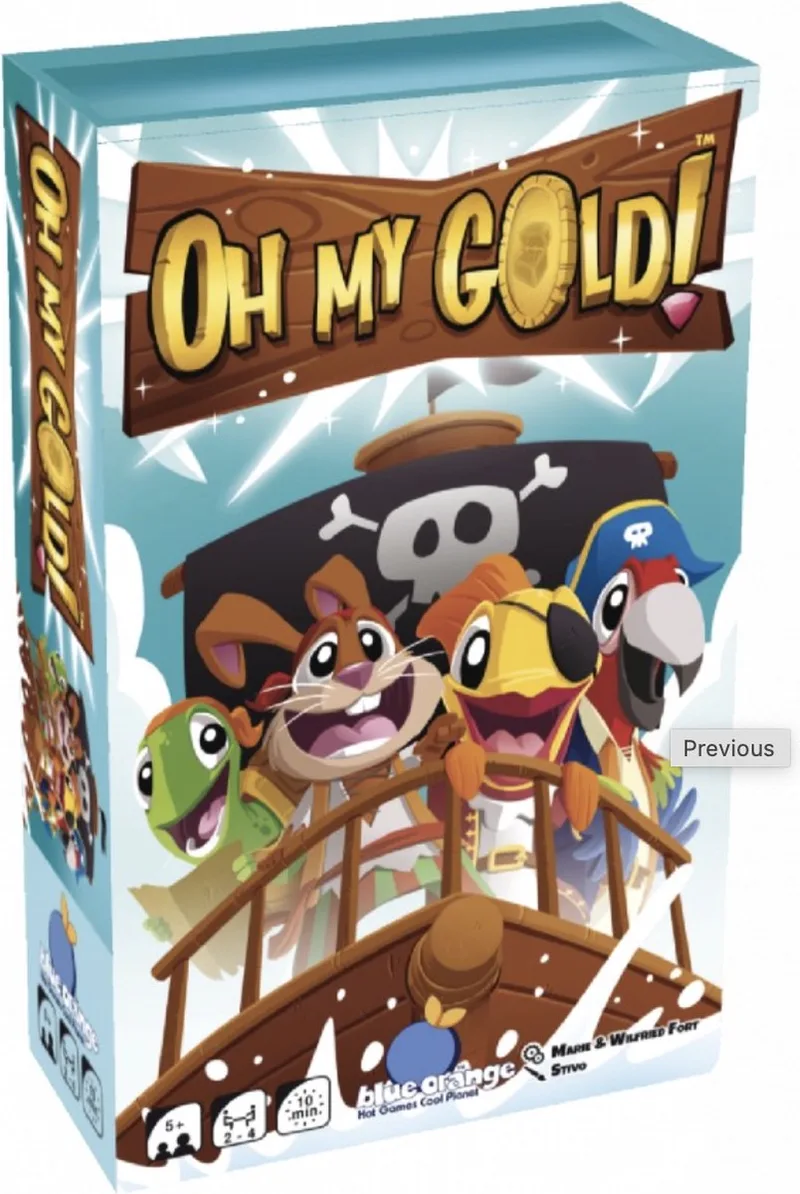 Blue Orange - Oh My Gold! - kaartspel från Geronimo Games – kartong