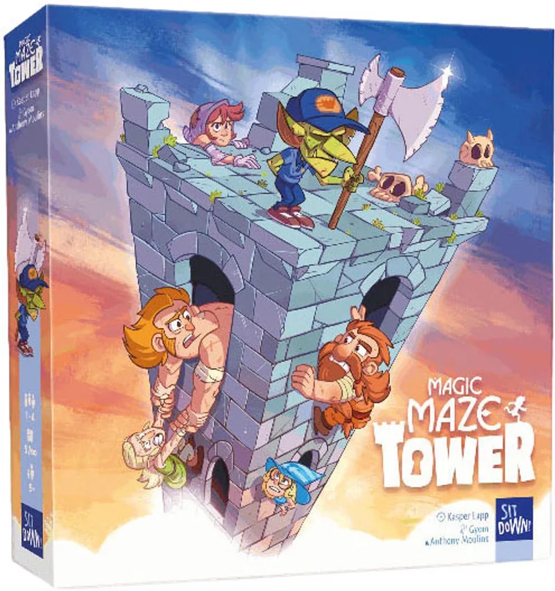 bordspel Magic Maze Tower avontuur ontsnapping. from Geronimo Games – box