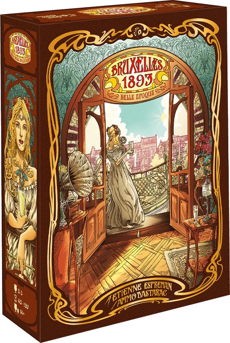Bruxelles 1893 - Geronimo Games - Geek attitude Games - Bordspel - vanaf 14 jaar oud - van 2 tot 5 spelers fra Geronimo Games – æske