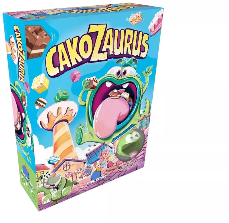 CAKOZAURUS - Geronimo Games - Blue orange - Bordspel - kinderspel - vanaf 6 jaar oud - van 2 tot 4 spelers fra Geronimo Games – æske