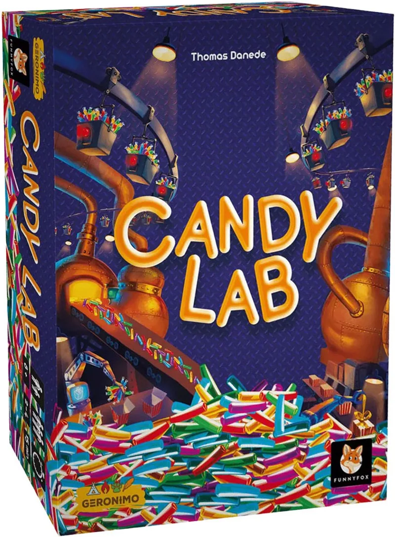 Candy Lab - Geronimo Games - Bordspel - Vanaf 8 jaar oud - van 2 tot 4 spelers fra Geronimo Games – æske