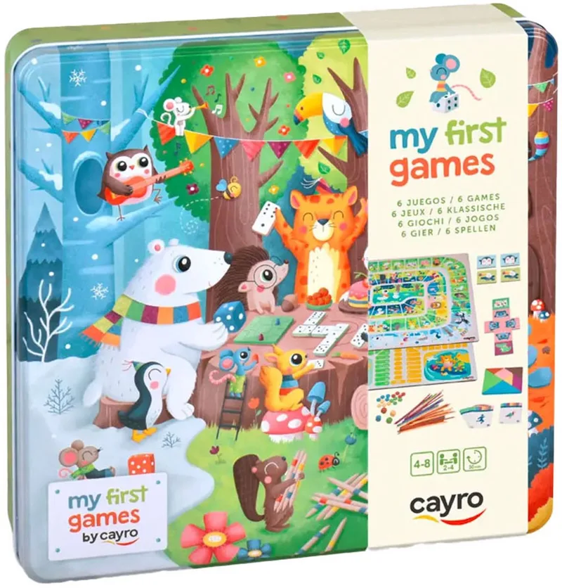 Cayro Mijn Eerste 6 Spellen from Geronimo Games – box