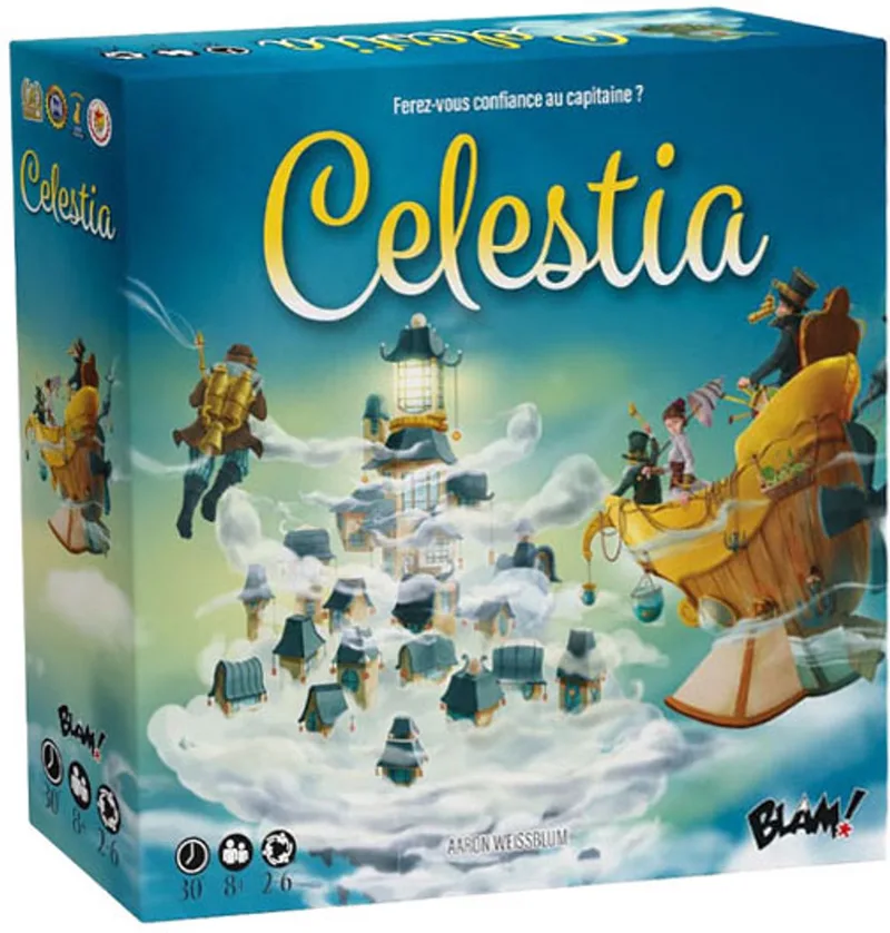 Celestia - Geronimo Games - bordspel - vanaf 8 jaar oud - van 2 tot 6 spelers fra Geronimo Games – æske