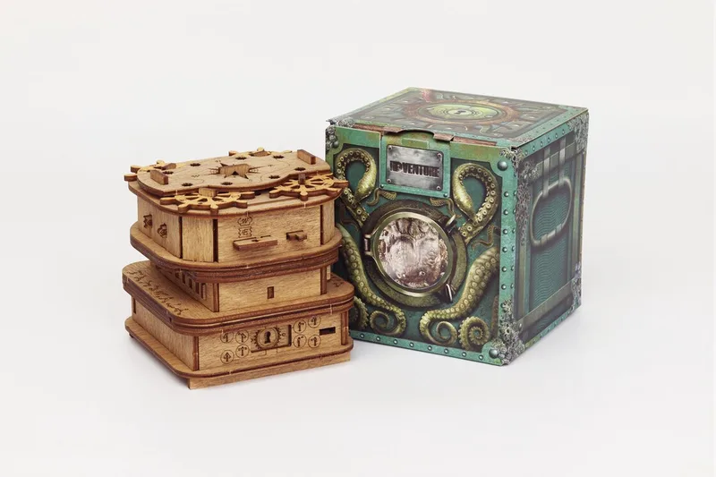 Cluebox - Davy Jones - Escape room in a box - GERONIMO GAMES - Adventure - Kubus fra Geronimo Games – æske
