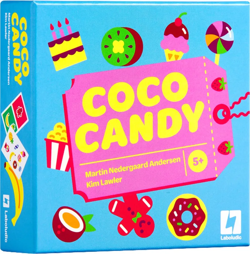 Coco Candy - Geronimo Games - Laboludic - Kinderspel - Kaartspel - 2-4 Spelers - Vanaf 5 Jaar fra Geronimo Games – æske