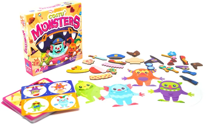 Costu' Monsters - Geronimo Games - Blue Orange - Kinderspel - Observatie - Snelheid - Vanaf 4 jaar oud - Van 2 tot 4 spelers fra Geronimo Games – æske
