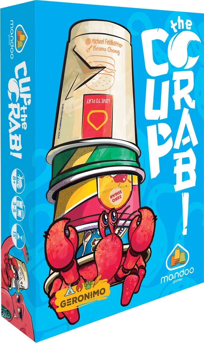 CUP THE CRAB - GERONIMO GAMES - KAARTSPEL - VANAF 8 JAAR OUD - VAN 3 TOT 5 SPELERS fra Geronimo Games – æske
