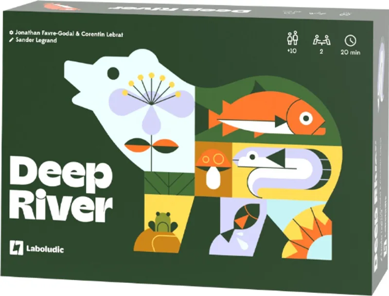 DEEP RIVER - Geronimo Games - Laboludic - Bordspel - vanaf 10 jaar oud - 2 spelers from Geronimo Games – box