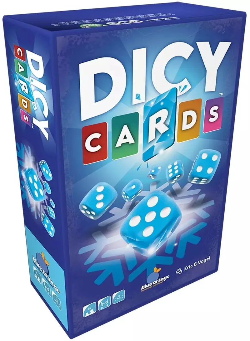 Dicy Cards - Geronimo Games - Blue Orange - Dobbelspel - Kaartspel - vanaf 8 jaar oud - van 2 tot 4 spelers fra Geronimo Games – æske