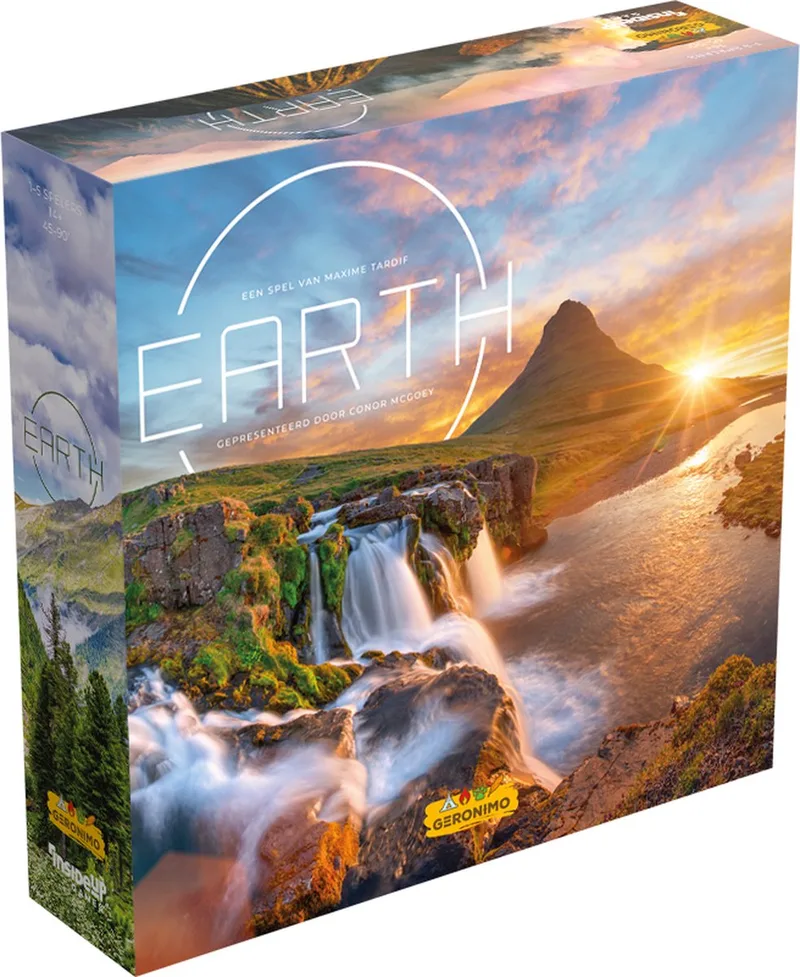 Earth (NL) - Geronimo Games - Bordspel - Strategisch spel - vanaf 14 jaar oud - van 1 tot 5 spelers fra Geronimo Games – æske