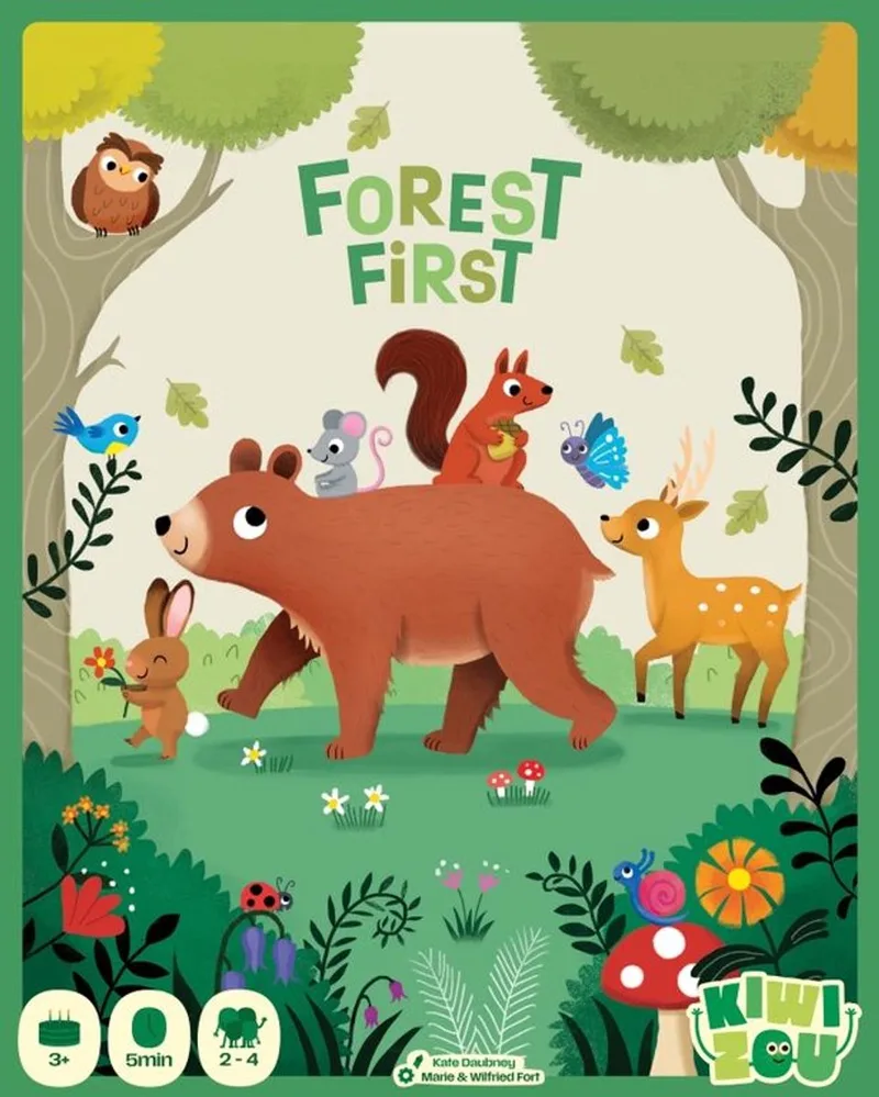 Forest First - Geronimo Games - Kiwizou - vanaf 3 jaar oud - van 2 tot 4 spelers fra Geronimo Games – æske