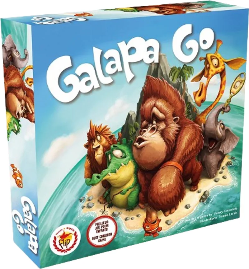 GALAPAGO - Geronimo Games - MJ Games - snelheid - kaartspel - vanaf 6 jaar oud - Van 2 tot 8 spelers fra Geronimo Games – æske