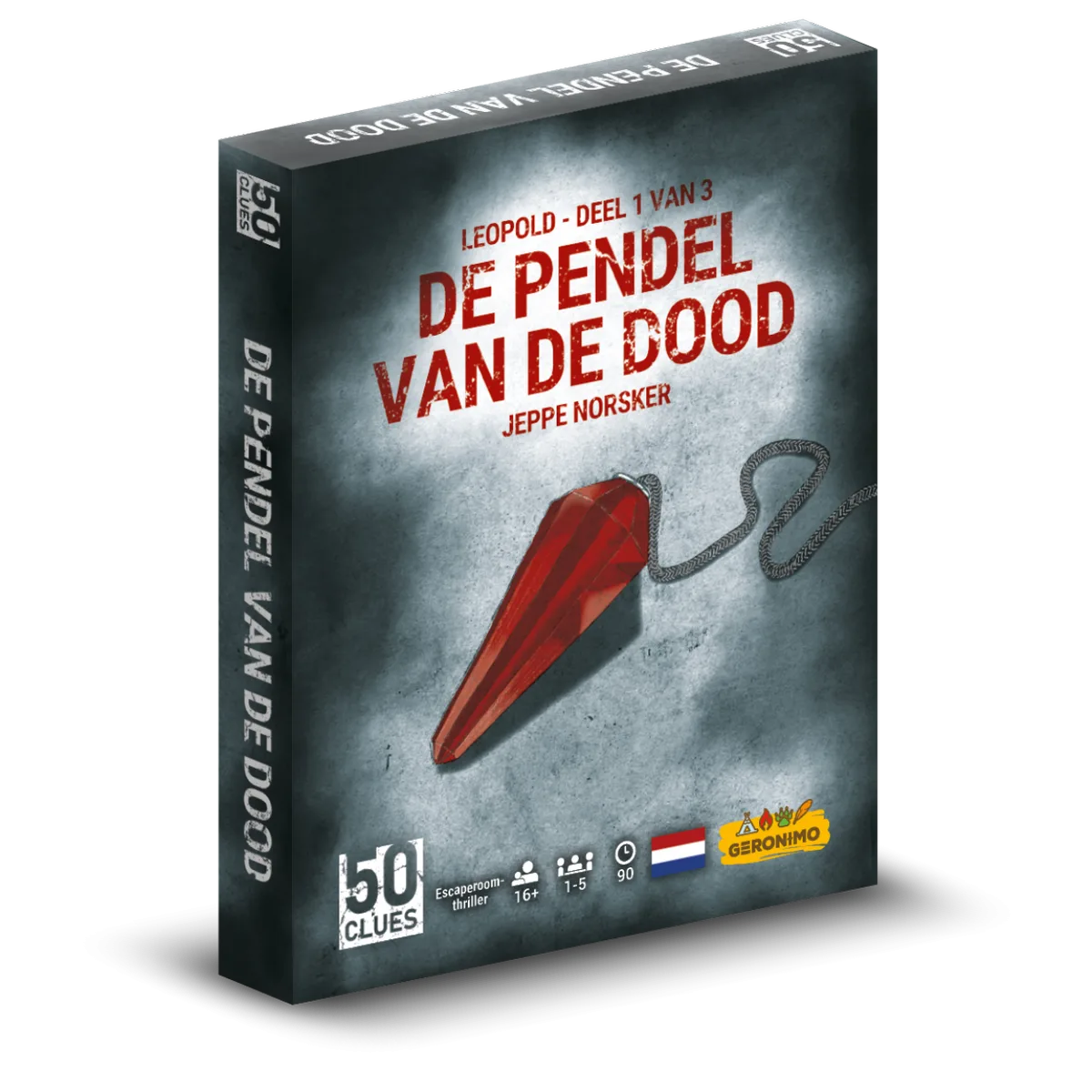 Geronimo Games 50 Clues: De Pendel van de Dood - Leopold Deel 1 fra Geronimo Games – æske