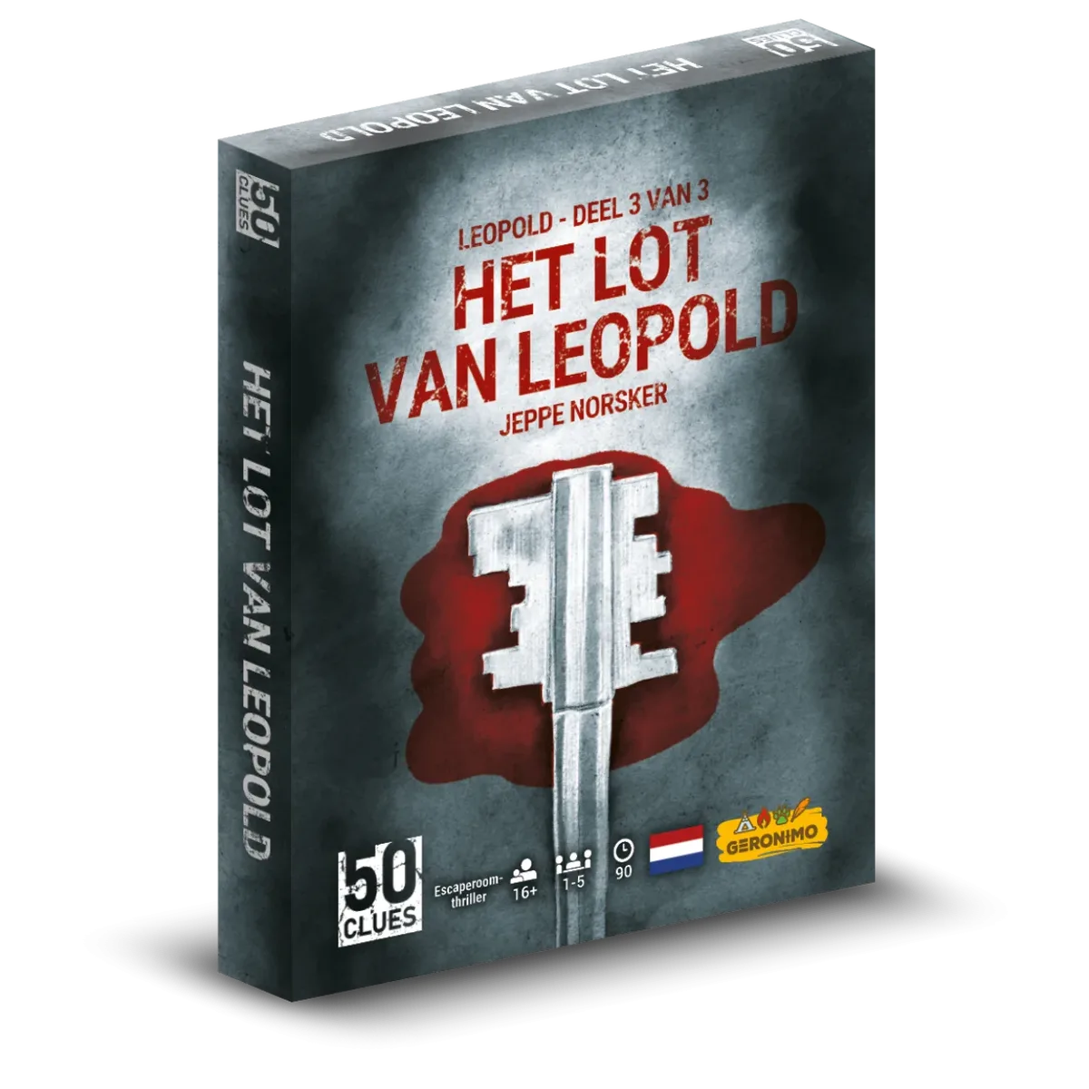 Geronimo Games 50 Clues: Het Lot van Leopold- Leopold Deel 3 van Geronimo Games – doos
