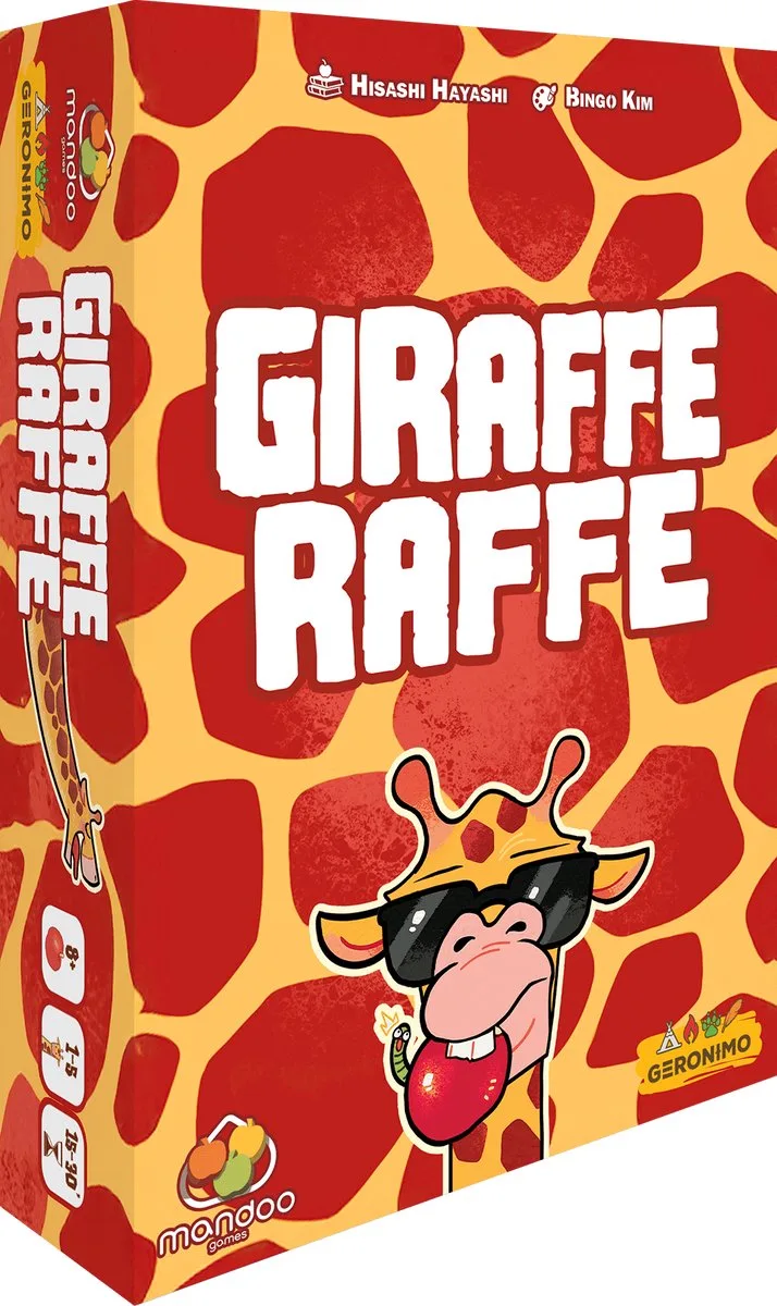 GIRAFFE RAFFE - GERONIMO GAMES - Van 1 tot 5 spelers - vanaf 8 jaar oud - kaartspel from Geronimo Games – box
