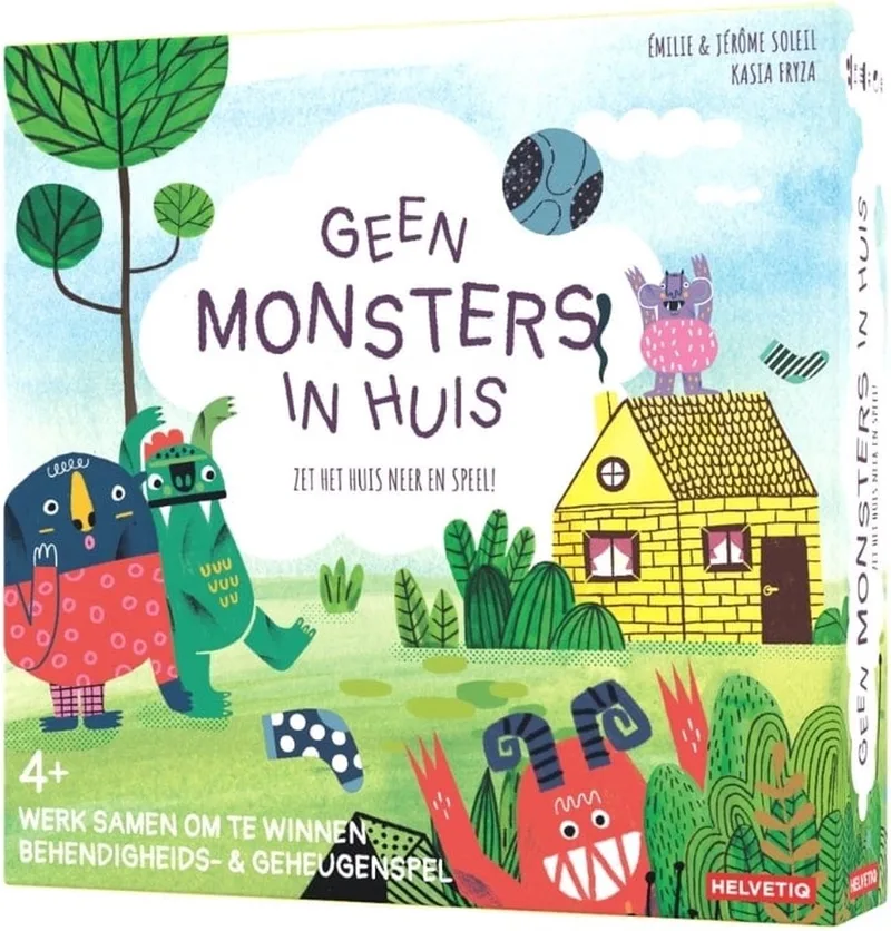 Helvetiq Geen Monsters in Huis - pocketspel fra Geronimo Games – æske