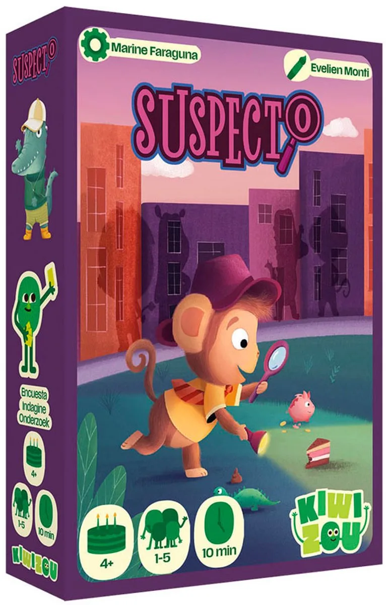 KiwiZou Kaartspel Suspecto from Geronimo Games – box