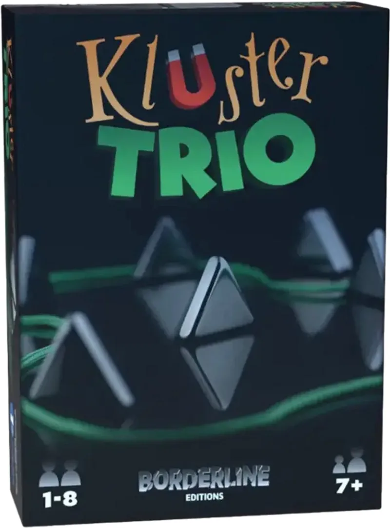 KLUSTER TRIO - GERONIMO GAMES - MAGNETIC SPEL - VANAF 7 JAAR OUD - VAN 1 TOT 8 SPELERS from Geronimo Games – box
