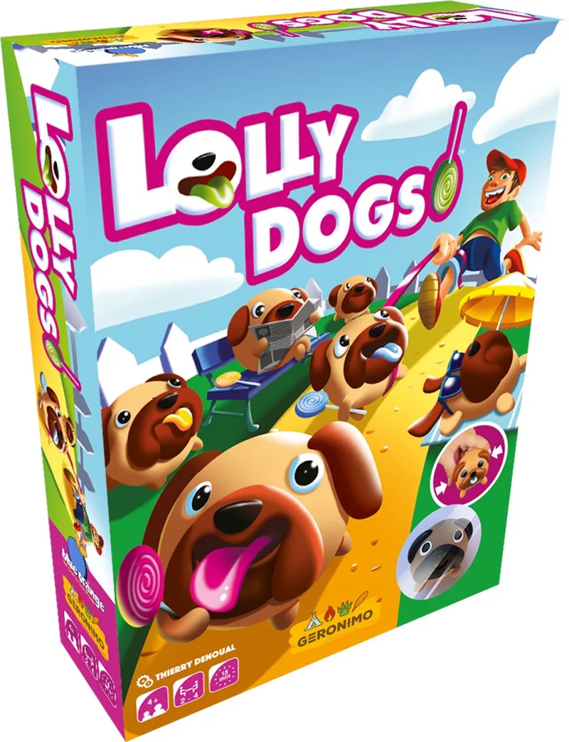 Lolly Dog - Geronimo Games - Blue Orange - kinderspel - memory- vanaf 4 jaar oud - van 2 tot 4 spelers from Geronimo Games – box