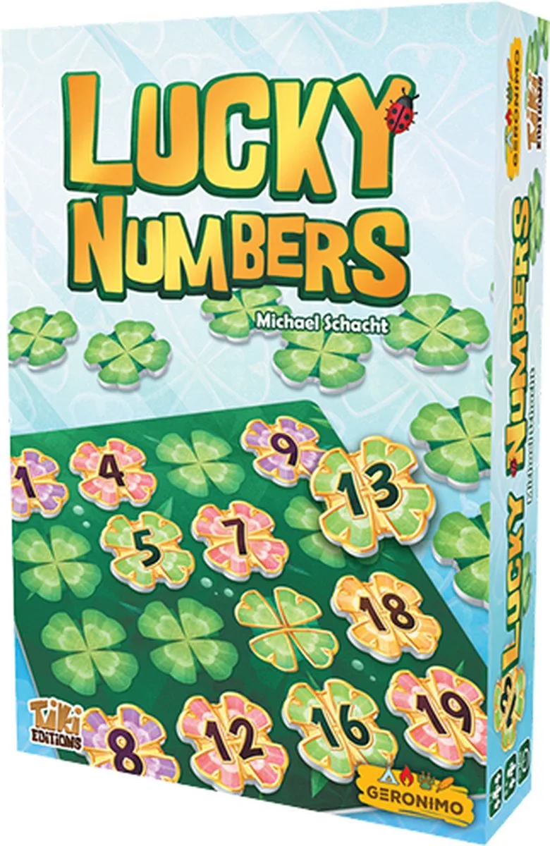 Lucky Numbers - Geronimo Games - familiespel - Vanaf 8 jaar oud - van 2 tot 4 spelers från Geronimo Games – kartong