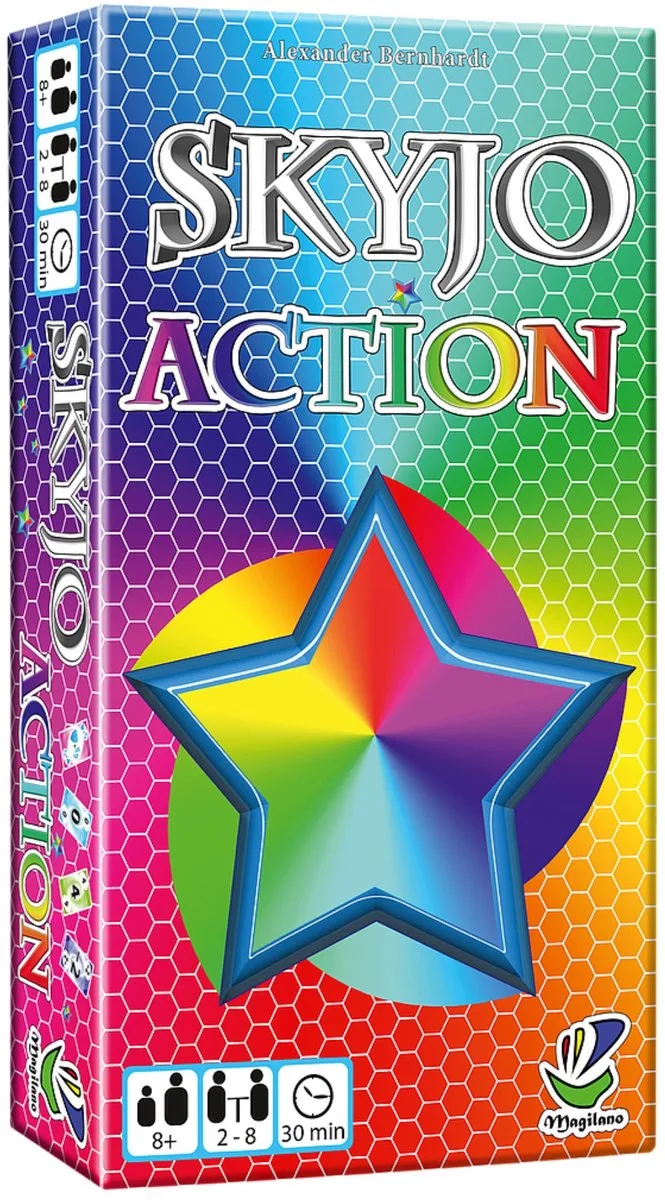 Magilano - Skyjo Action - kaartspel - 2 tot 8 spelers - 8+ fra Geronimo Games – æske