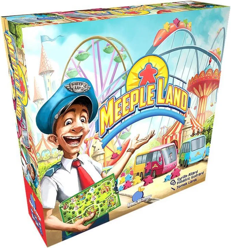 Meeple Land - Geronimo Games - Blue orange - bordspel - vanaf 8 jaar oud - van 2 tot 4 spelers fra Geronimo Games – æske