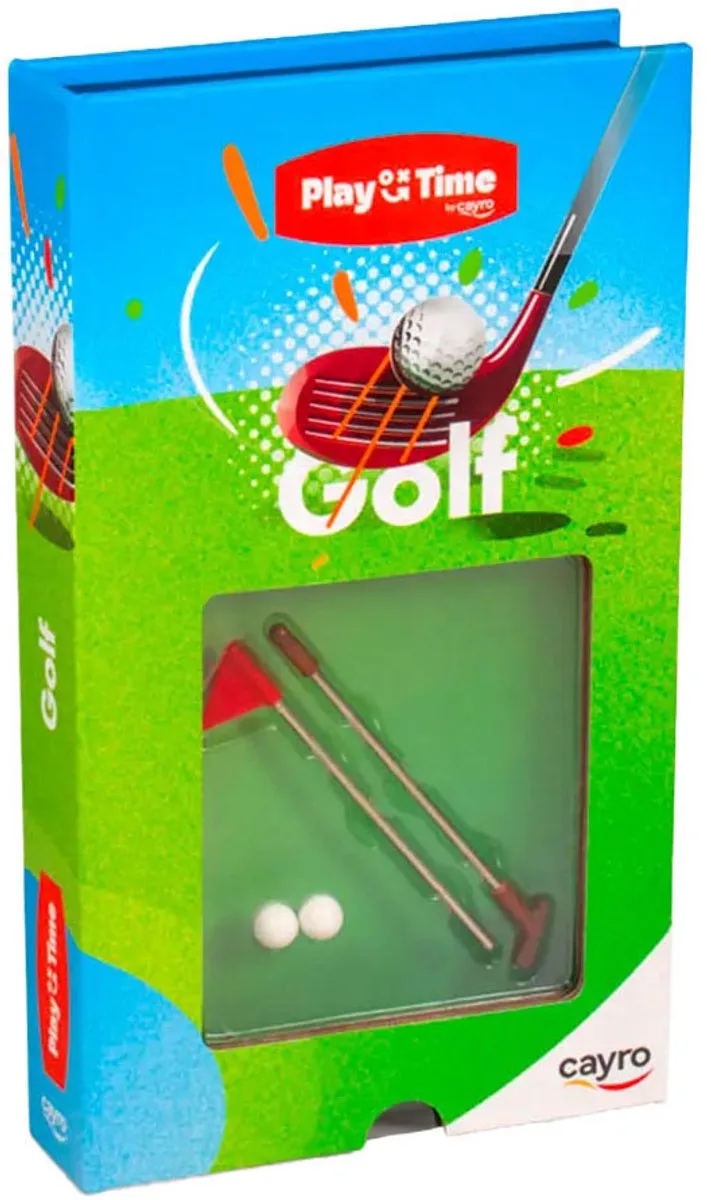 mini golf spel Play Time retro sport speelgoed. from Geronimo Games – box
