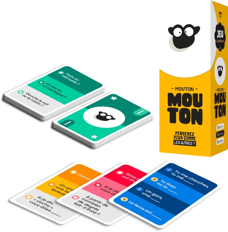 MOUTON MOUTON - GERONIMO GAMES - ATM GAMING - JEUX DE CARTES - FR - JEUX D'AMBIANCE - PARTY GAMES de Geronimo Games – boîte