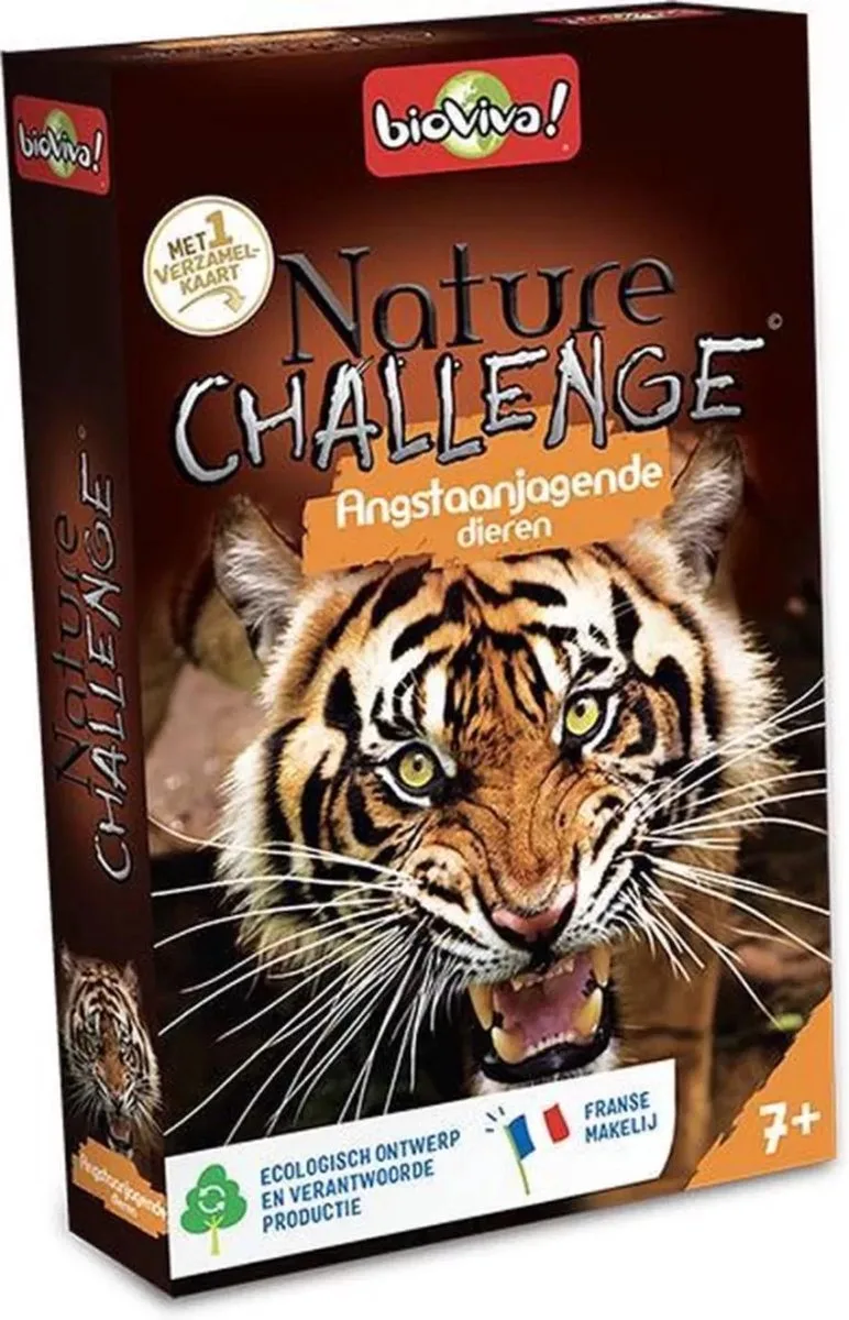 Nature Challenge - biodiva - Geronimo games - Angstaanjagende dieren - Educatief Spel from Geronimo Games – box