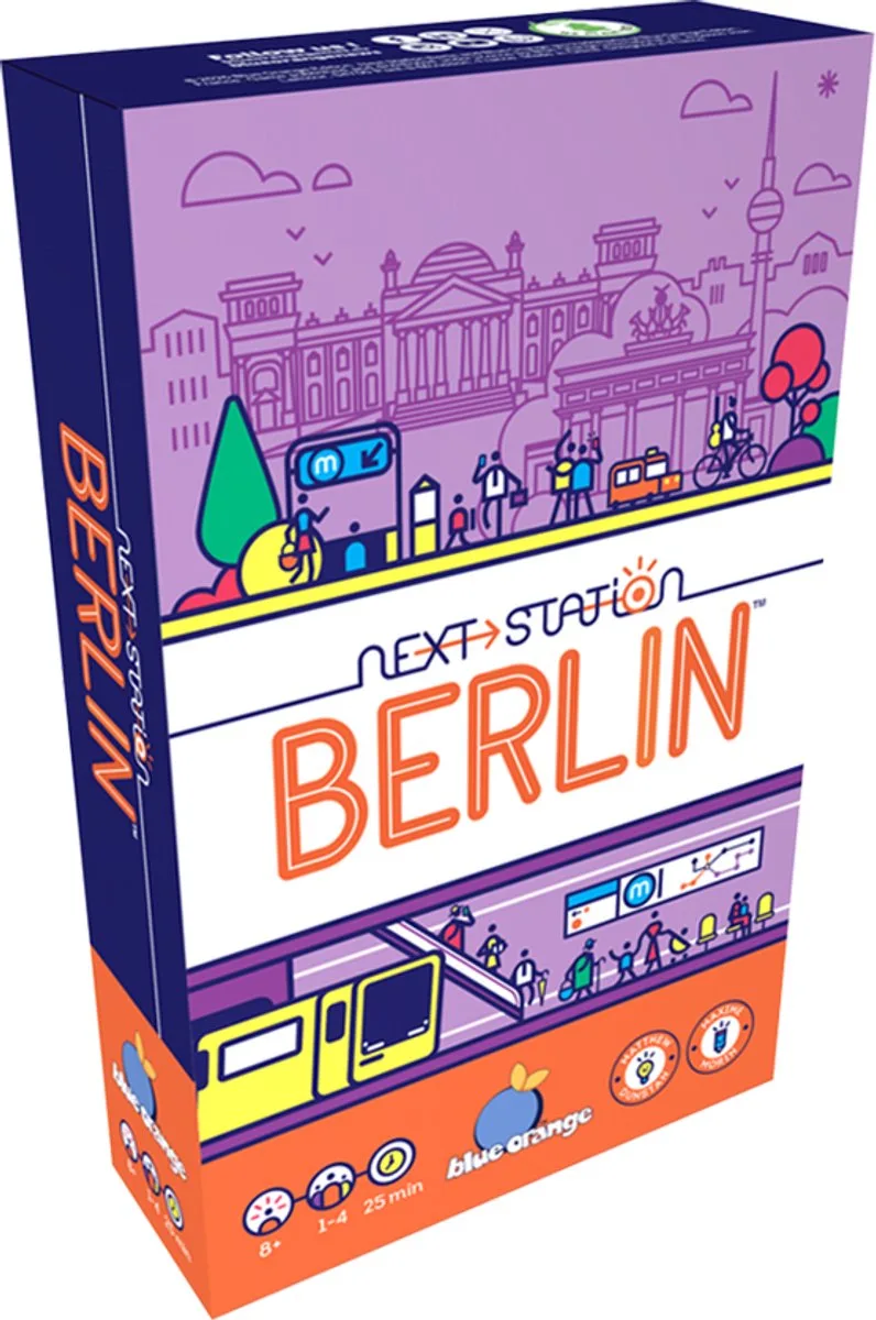 NEXT STATION BERLIN FR-NL - Blue Orange - GERONIMO GAMES - Kaartspel - Vanaf 8 jaar oud - Van 2 tot 4 spelers from Geronimo Games – box
