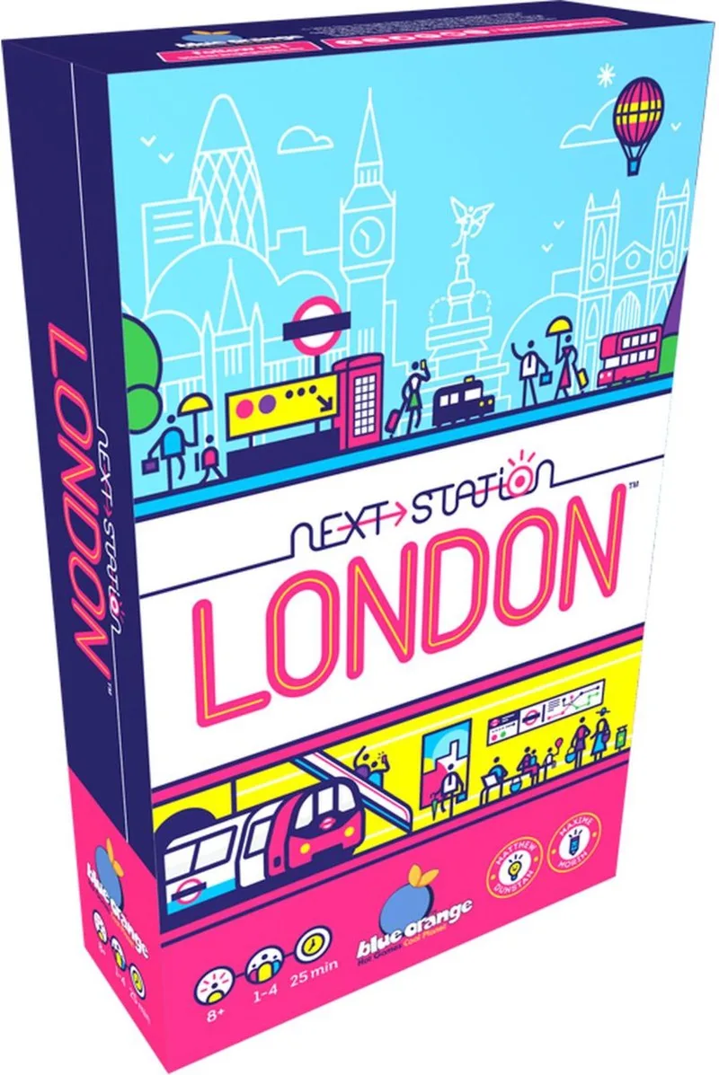Next Station: London - Kaartspel - Gezelschapsspel - 1-4 Spelers - vanaf 8 jaar - Uitg : Blue Orange Games from Geronimo Games – box