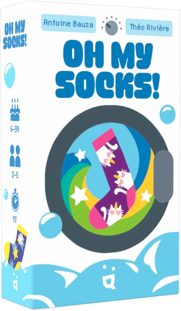 OH MY SOCK ! - Geronimo games - Helvetiq - pocket kaartspel - vanaf 6 jaar oud - van 2 tot 5 spelers från Geronimo Games – kartong