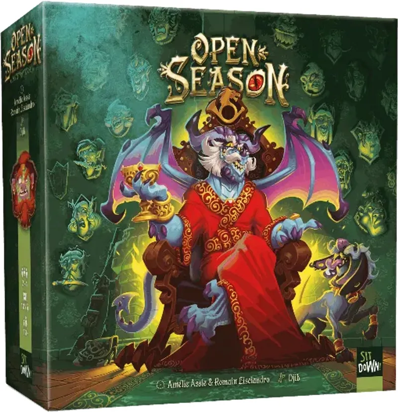 Open Season - Familiespel - Set Collection - Tactisch bordspel - Vanaf 8 jaar fra Geronimo Games – æske