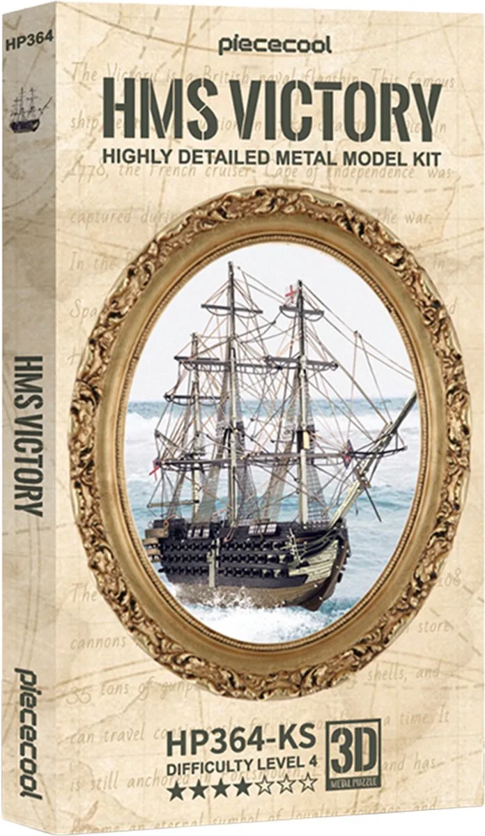 PIECECOOL -HMS VICTORY de Geronimo Games – boîte