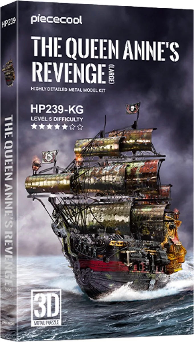 PIECECOOL - The Queen Anne's Revenge Large from Geronimo Games – box