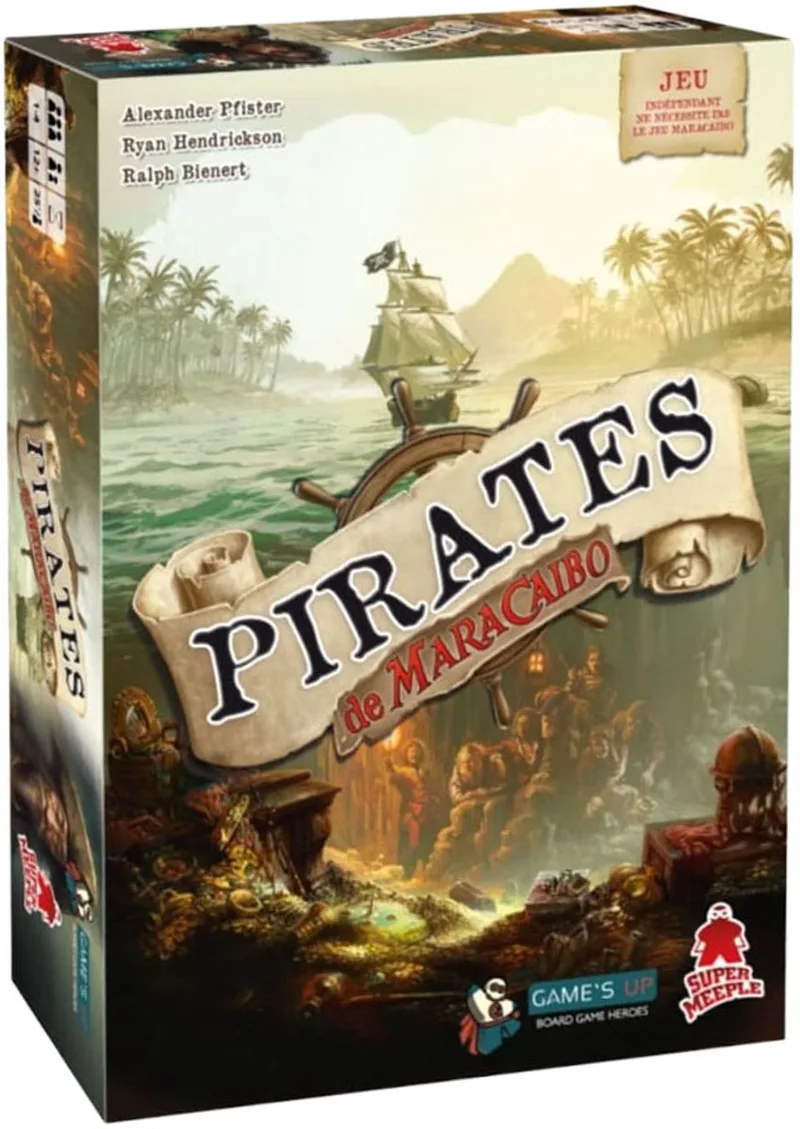 Pirates of Maracaibo NL - Nederlandstalig - GERONIMO GAMES - Bordspel - vanaf 12 jaar oud - van 1 tot 4 spelers from Geronimo Games – box