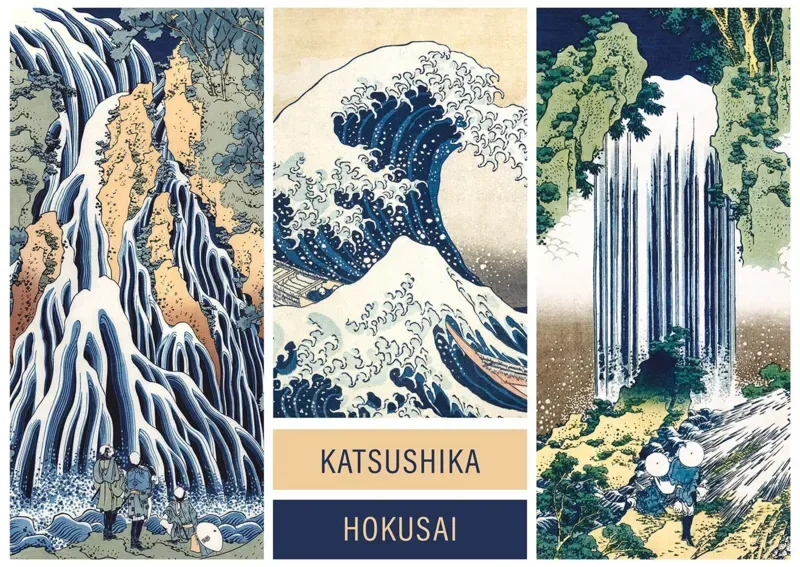 PUZZLE - 1000 STUKJES - Interdruk Puzzel ART N.7 1000 Stukken - Japanse Kunst van Geronimo Games, editie Groen – doos 2 van 2