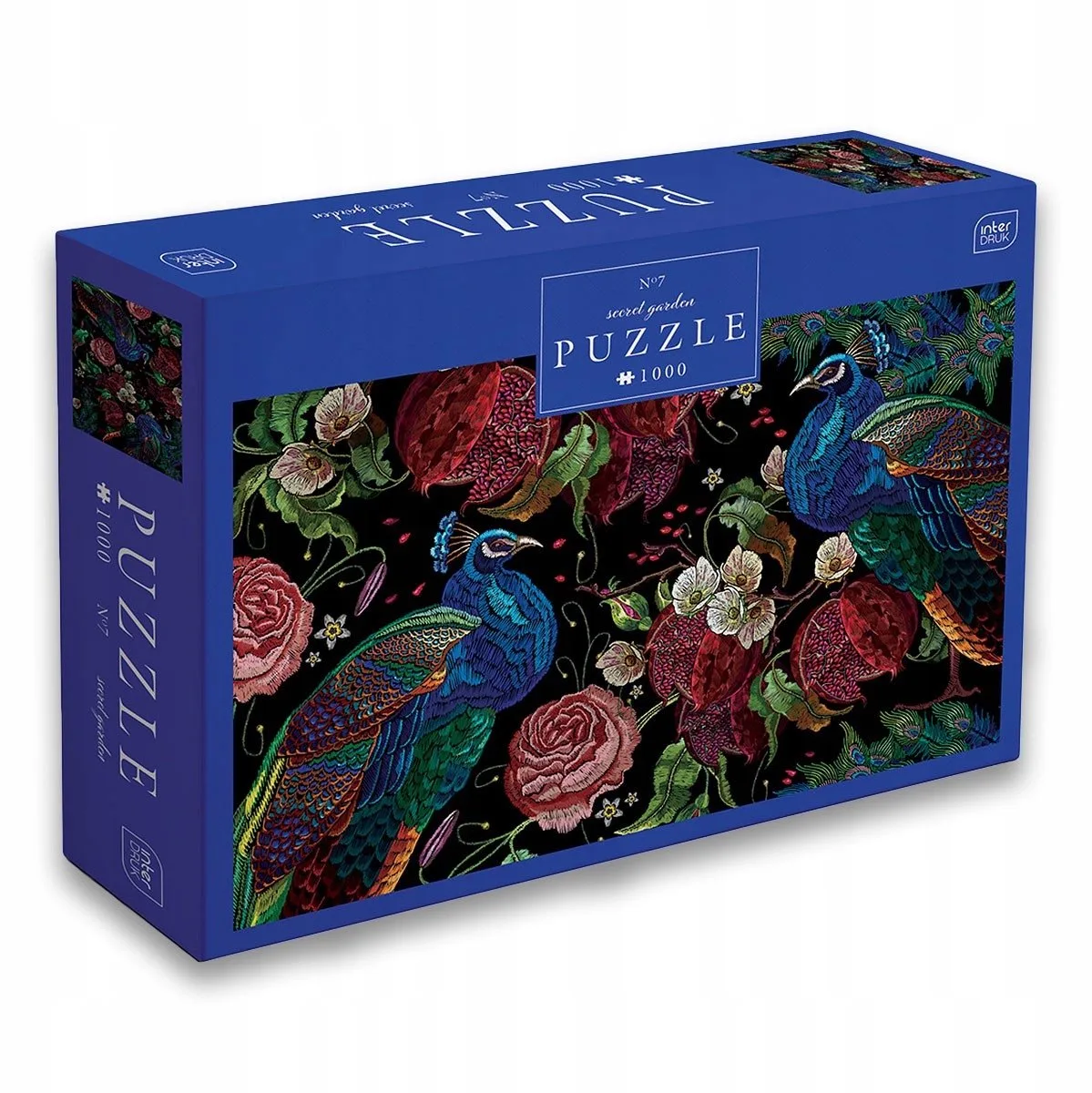 PUZZLE - 1000 STUKJES - Interdruk Puzzel Geheime Tuin 7 van Geronimo Games, editie Meerkleurig – doos