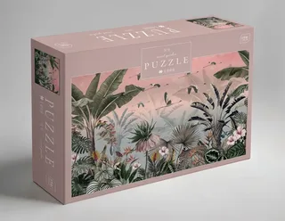 PUZZLE - 1000 STUKJES - Interdruk Puzzel Geheime Tuin von Geronimo Games, Ausgabe Braun – Schachtel 2 von 2