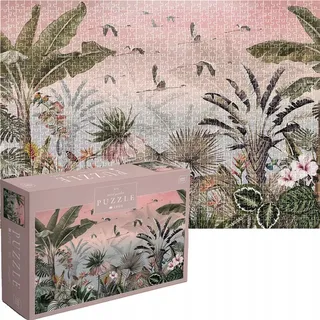 PUZZLE - 1000 STUKJES - Interdruk Puzzel Geheime Tuin von Geronimo Games, Ausgabe Braun – Schachtel 1 von 2