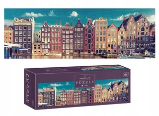 PUZZLE - 1000 STUKJES - Litouwen: Panoramische Puzzel - Rond de Wereld van Geronimo Games, editie Multi-coloured – doos 1 van 2