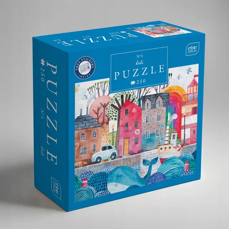 PUZZLE - 250 STUKJES - Kids Marine Puzzel - Educatief en Leuk - KINDEREN - MET STICKERS van Geronimo Games – doos