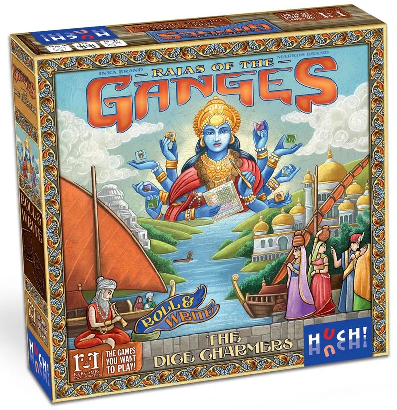 Rajas of the Ganges: The Dice Charmers - Dobbelspel fra Geronimo Games – æske