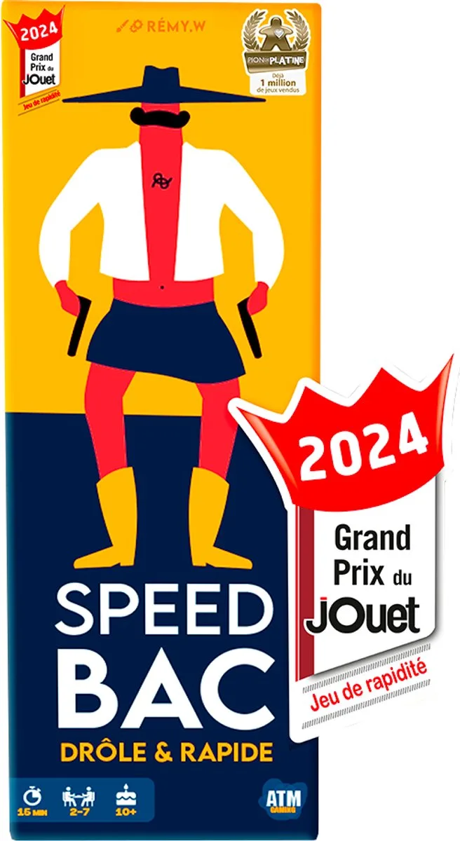 SPEED BAC DROLE ET RAPIDE - GERONIMO GAMES - ATM GAMING - JEU DE CARTES - JEU D'AMBIANCE - PARTY SPEL - FR from Geronimo Games – box