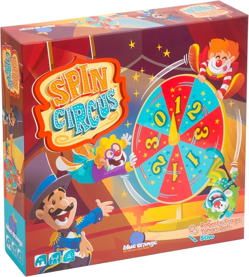 Spin Circus: Kinder Spel - Acrobaten & Rad Draaien från Geronimo Games – kartong 1 av 2