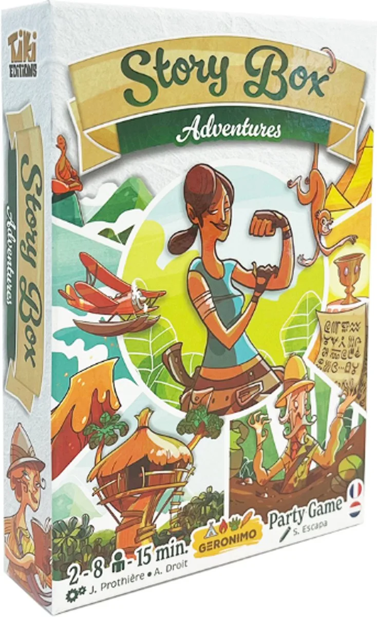 STORY BOX - ADVENTURE - Geronimo Games - kaartspel - memory spel - storytelling spel - vanaf 7 jaar oud från Geronimo Games – kartong
